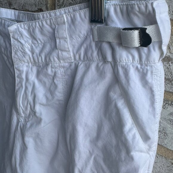 Nike Sportswear White 100% Cotton Shorts Women's Size S (4-6). - Picture 5 of 6